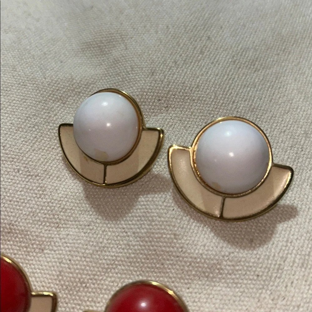 Monet Vintage Earrings 2 pair